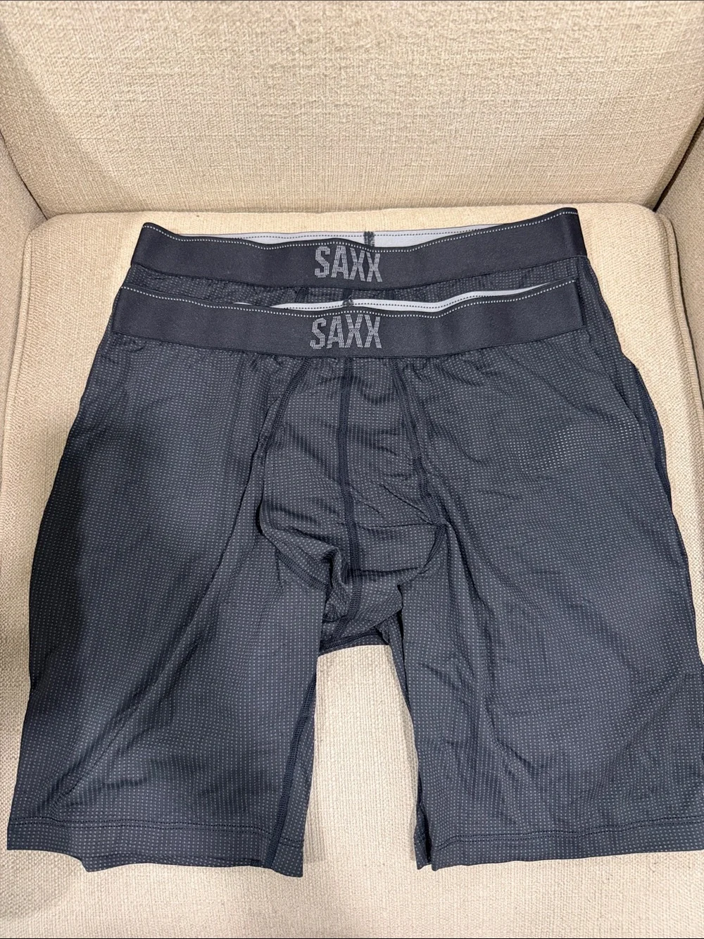NEW!n SAXX Quest Quick Dry Mesh Boxer Brief Set of 2 Size Medium